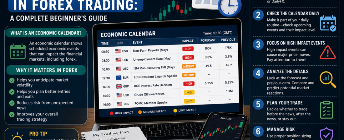 How to Use an Economic Calendar in Forex Trading: A Complete Beginner’s Guide