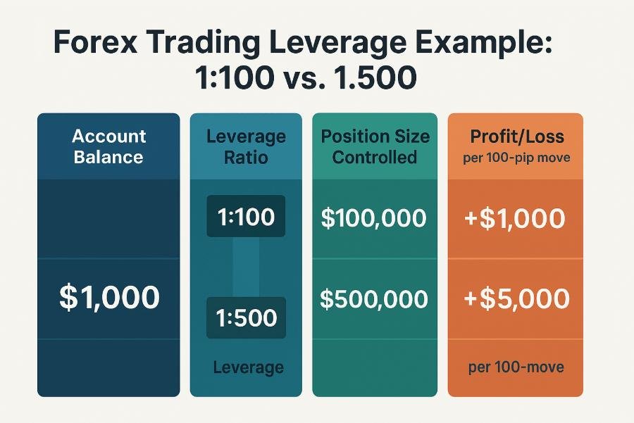 Leverage: Profit vs Loss Comparison