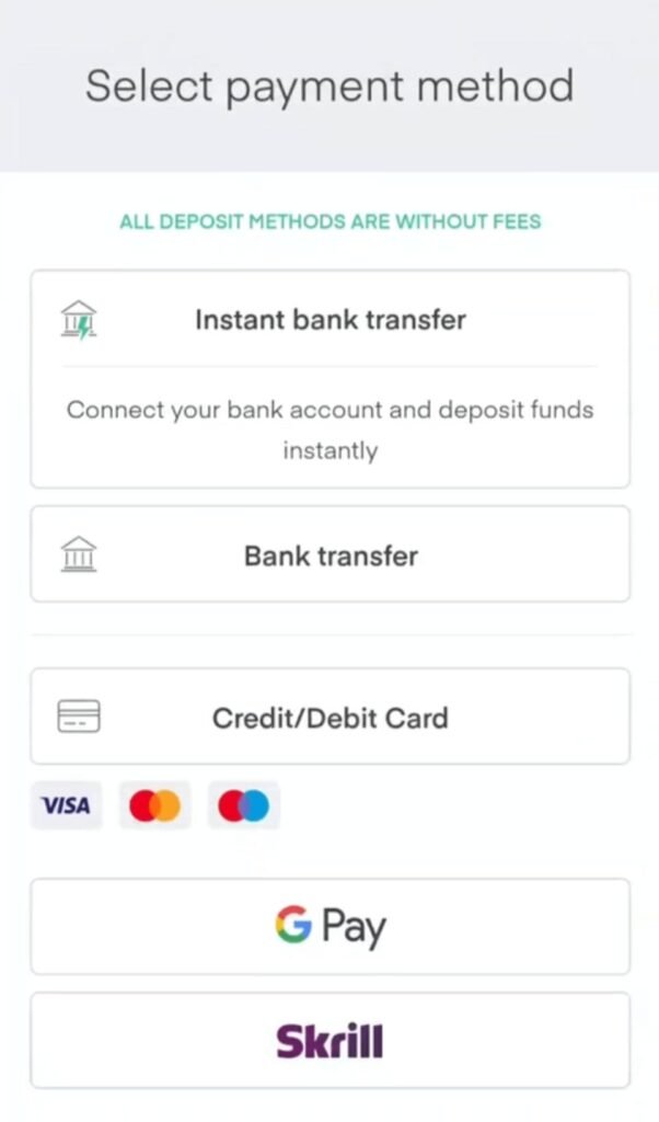 payment methods
