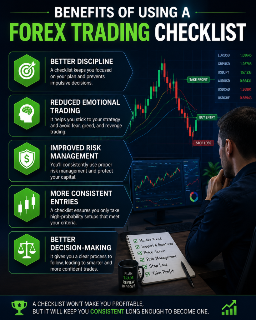 Benefits of Using a Forex Trading Checklist