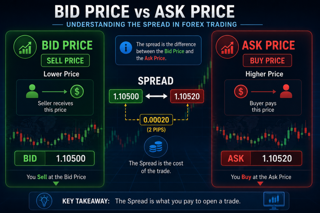 Bid Price vs Ask Price