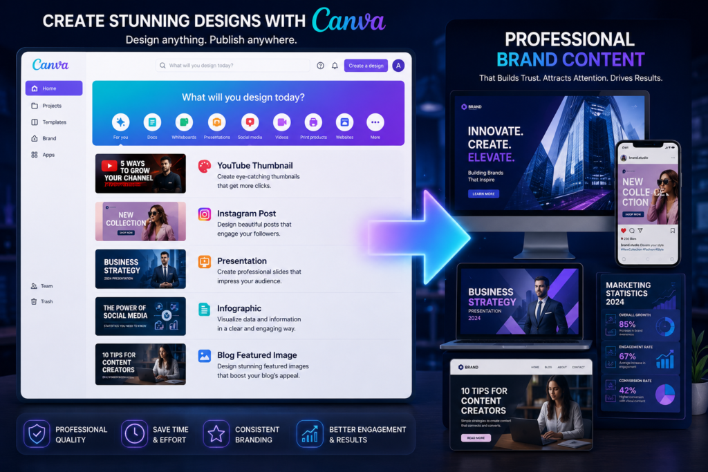 Design Professional Content with Canva AI