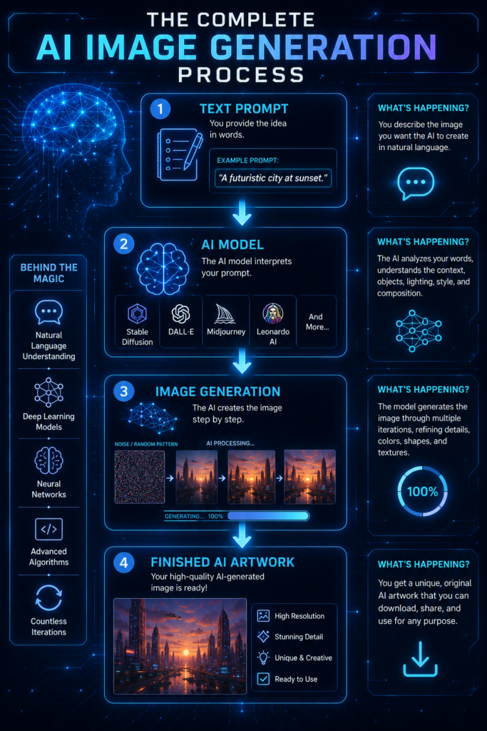 How AI Image Generation Works