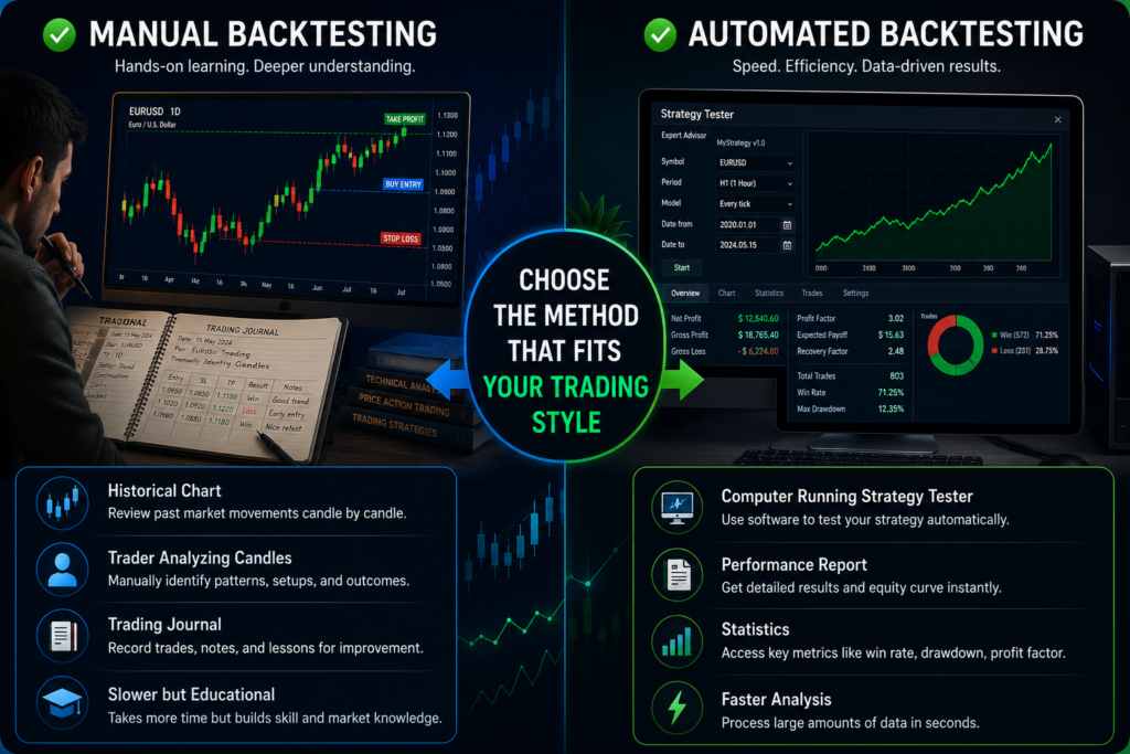 Manual vs Automated Backtesting