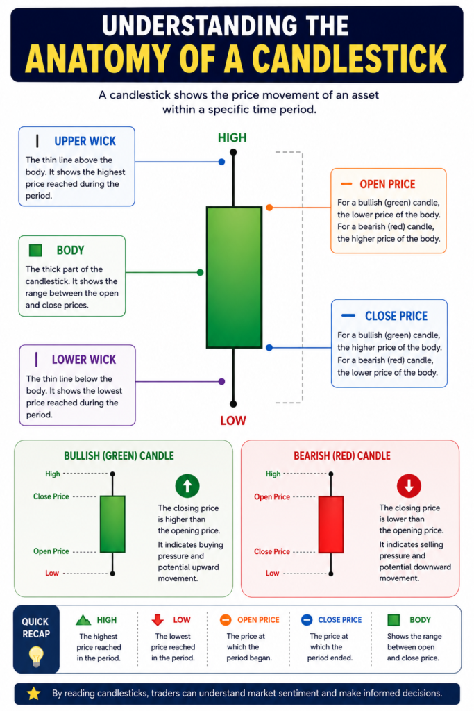Understanding the Anatomy of a Forex Candlestick