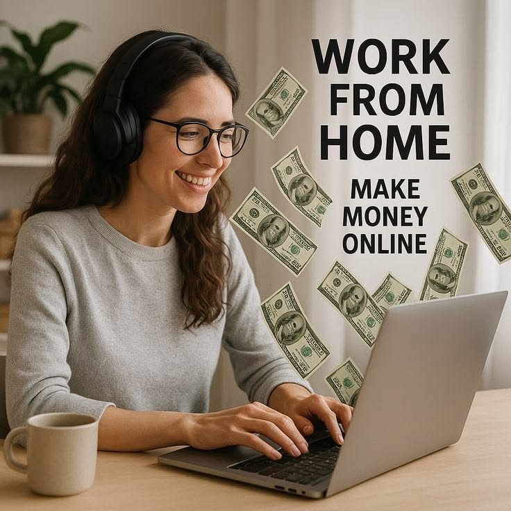 Illustration showing the best online business ideas for beginners, including affiliate marketing, blogging, freelancing, YouTube content creation, e-commerce, digital products, dropshipping, social media management, online coaching, and AI content creation.