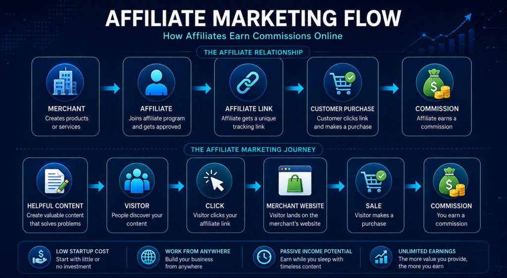 How Affiliate Marketing Works