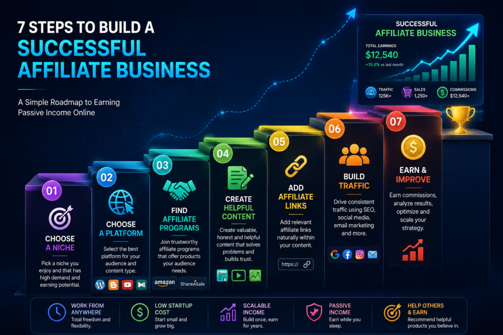 Start Affiliate Marketing in 7 Steps